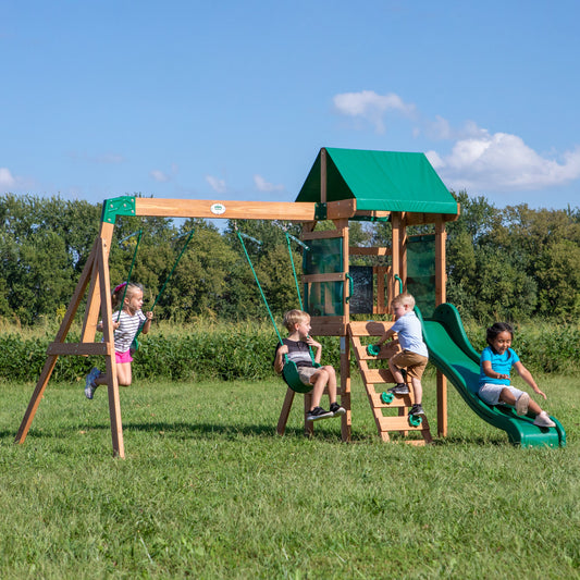 Buckley Hill Wooden Swing Set