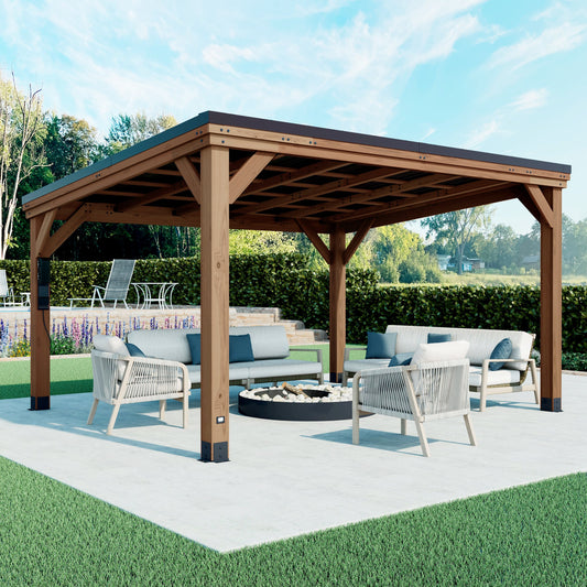 14x12 Arcadia Sloped Roof Gazebo