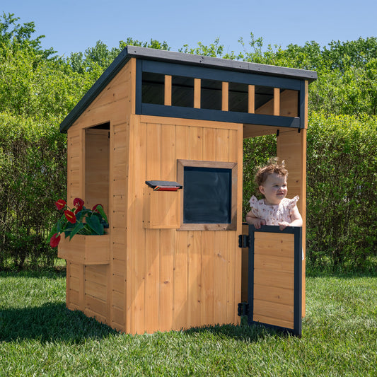 Caraway Cottage Playhouse – Light Brown