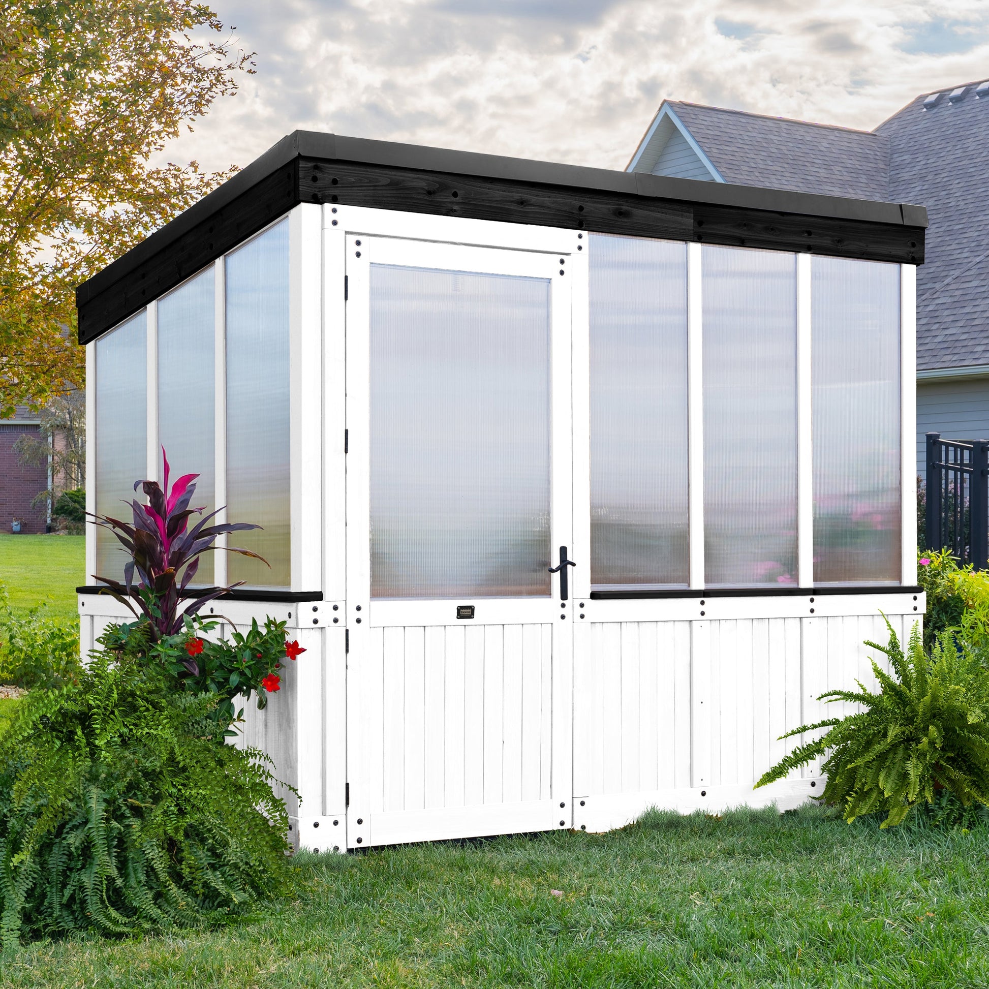 9x6 Willow Greenhouse – White