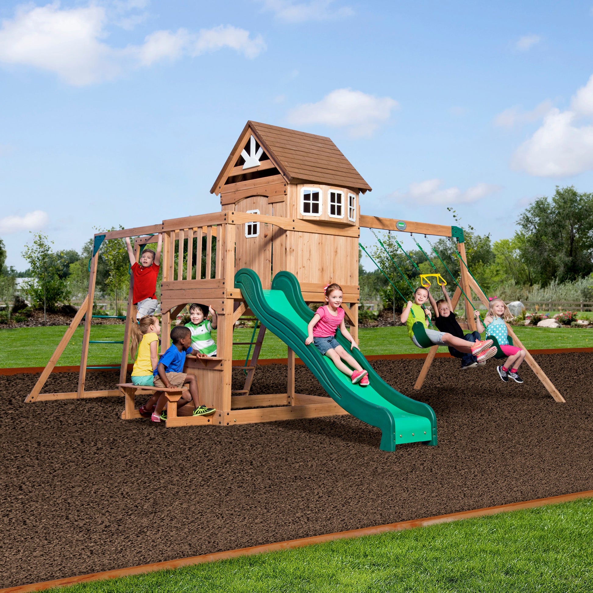 Montpelier Wooden Swing Set
