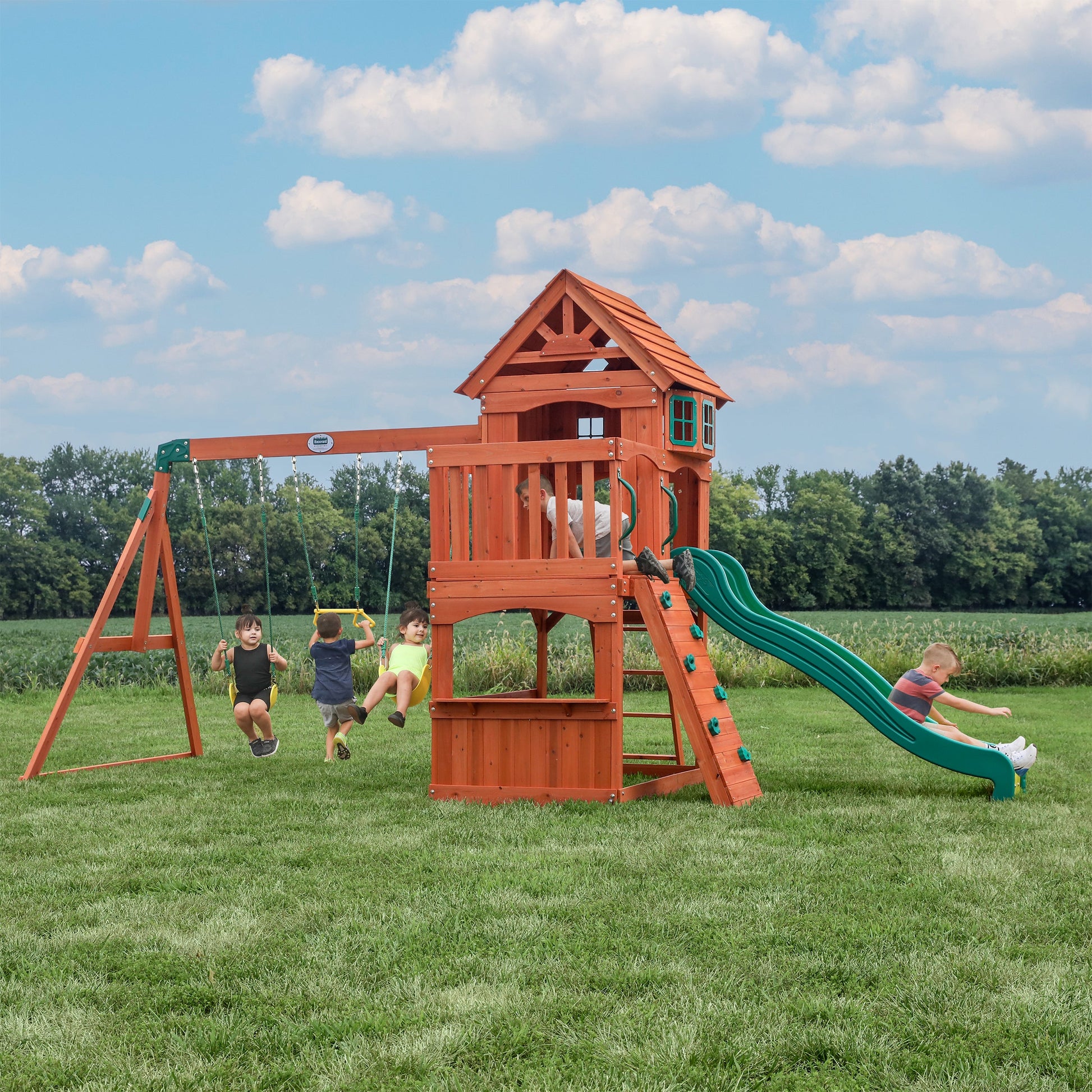Atlantis Cedar Swing Set