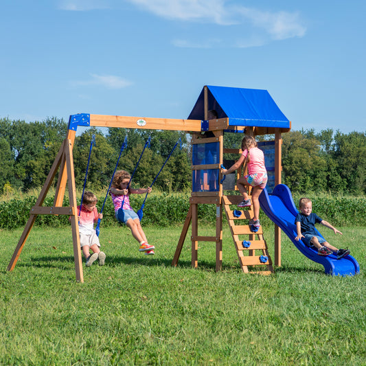 Aurora Wooden Swing Set