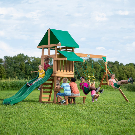Belmont Wooden Swing Set