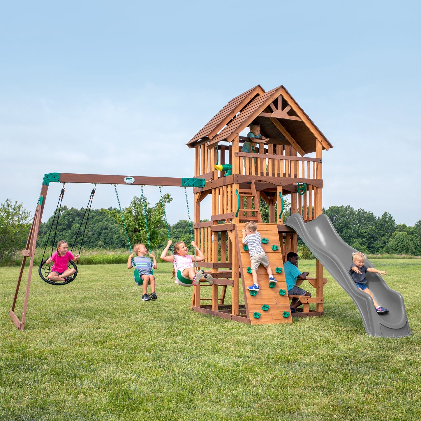 Highlander Wooden Swing Set