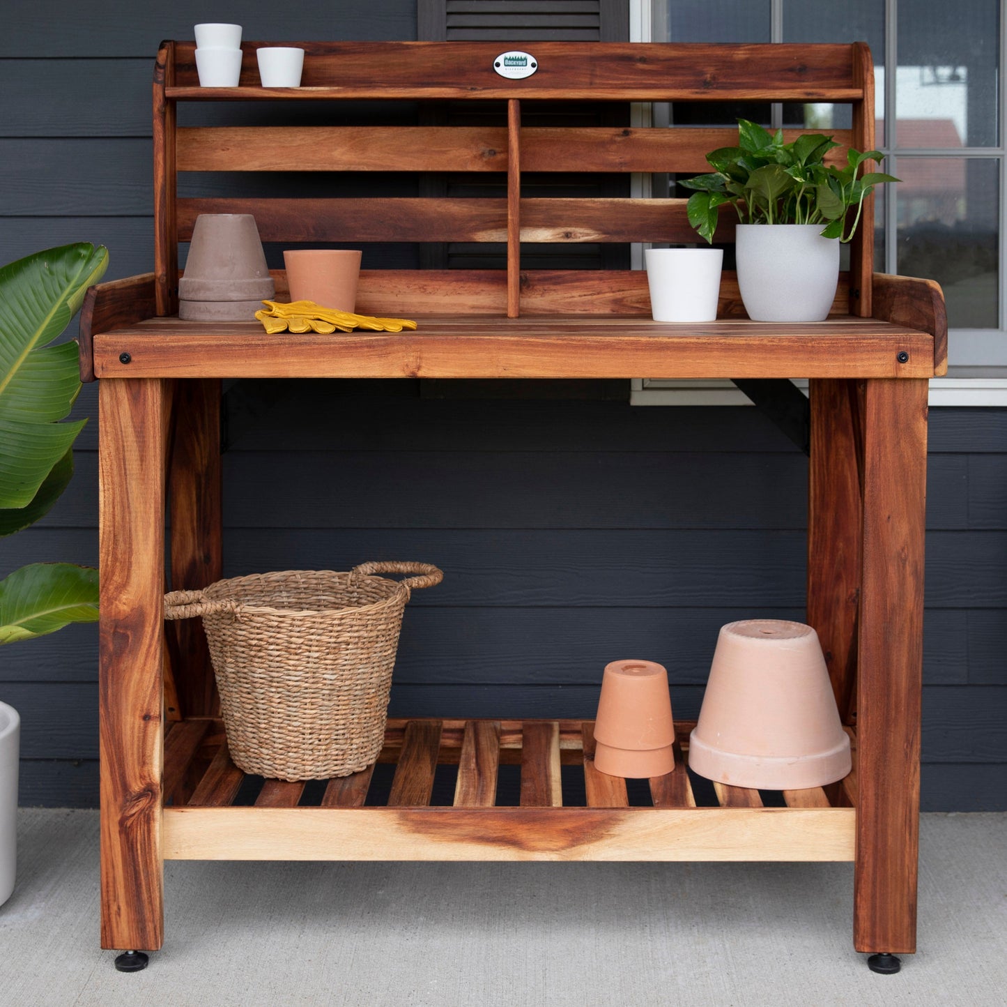 Potting Table – Acacia Wood