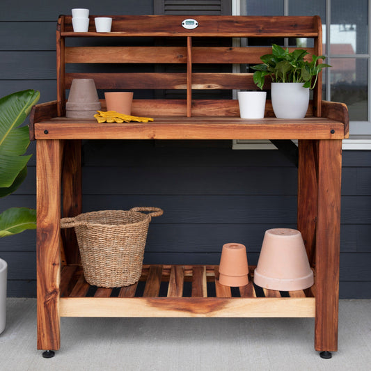 Potting Table – Acacia Wood