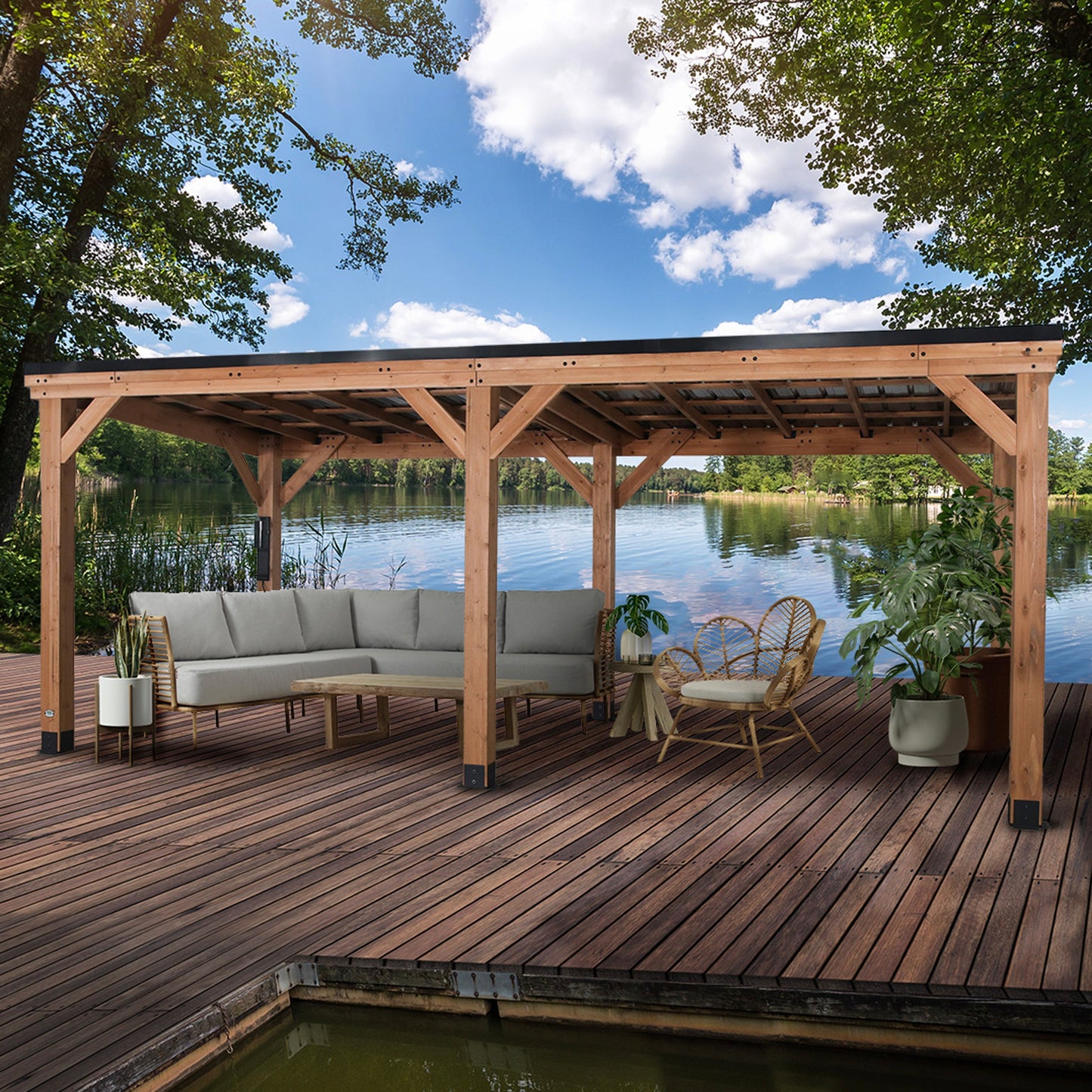 20x9.5 Arcadia Gazebo Carport