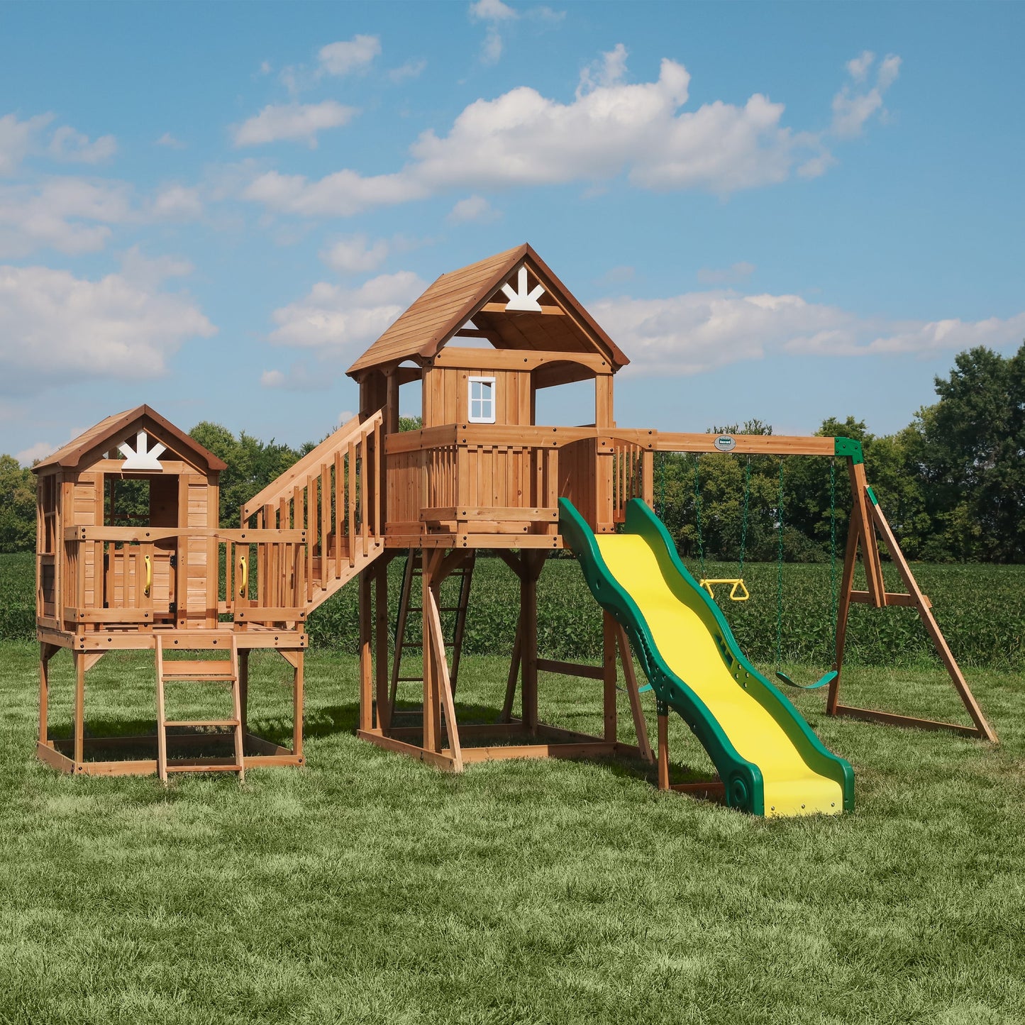 Malibu Wooden Swing Set
