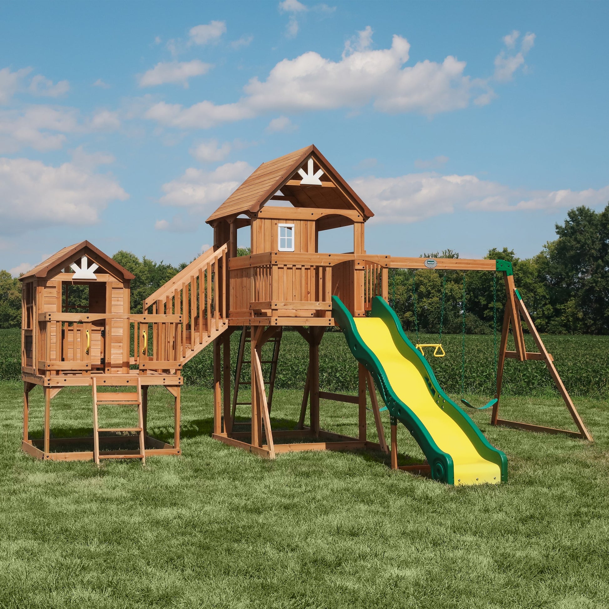 Malibu Wooden Swing Set