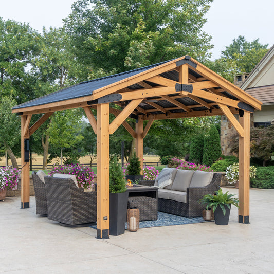 14x12 Peak Roof Gazebo