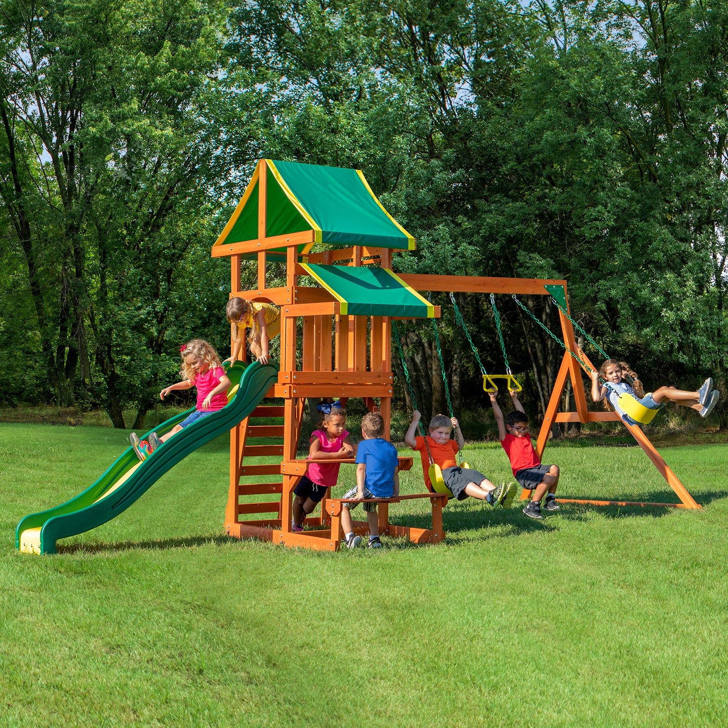 Tucson Wooden Swing Set