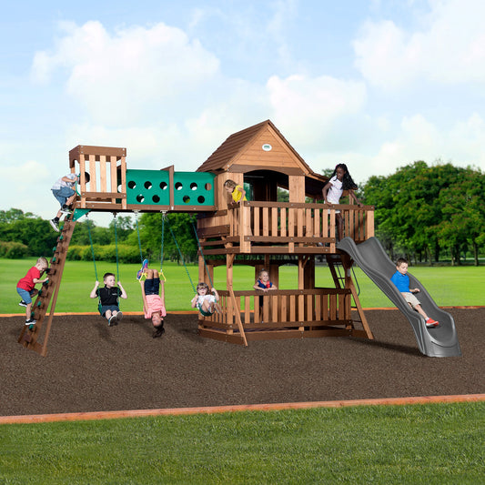 Woodridge Elite Wooden Swing Set