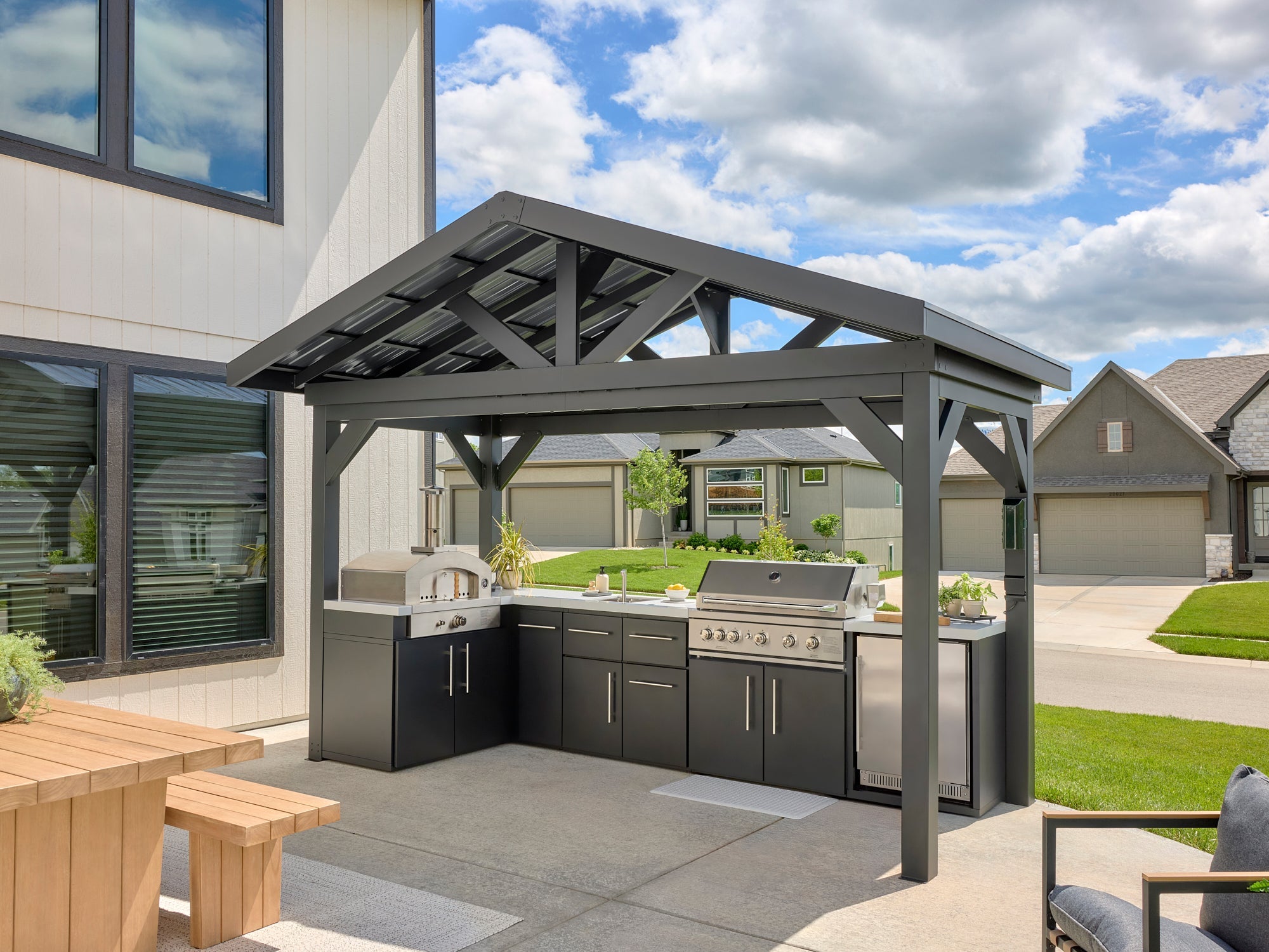 Lancaster L-Shape outdoor kitchen